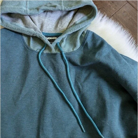 HOKA U All-Day Hoodie for All Men’s Large/Women’s XL blue green